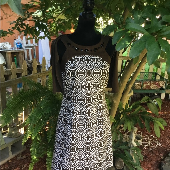 Anne Taylor dress with cardigan 🌺💙🌺 - Picture 2 of 8